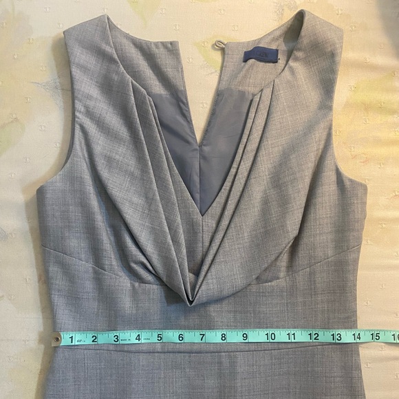 J. Crew Cowl Neck Grey Wool Dress - XS-S - Picture 9 of 10